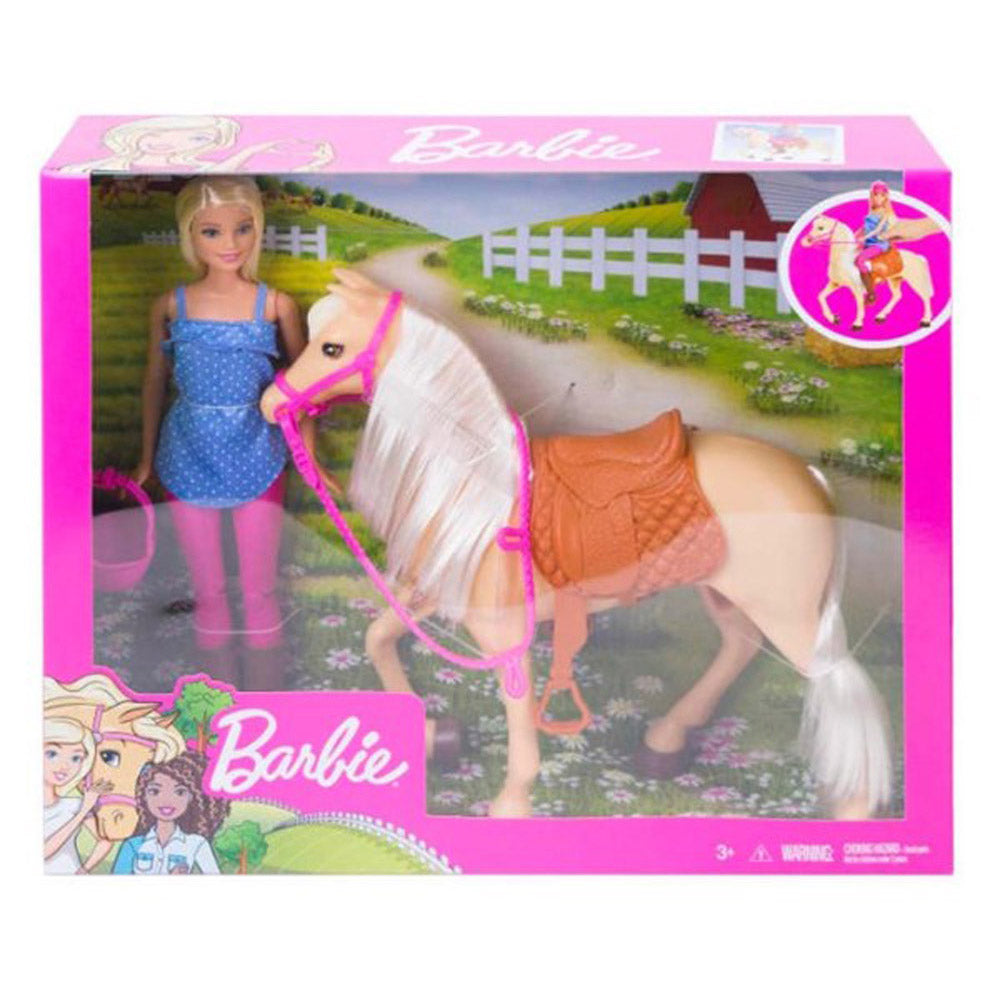 Barbie Blond Wearing Riding Outfit with Helmet Doll His Gifts