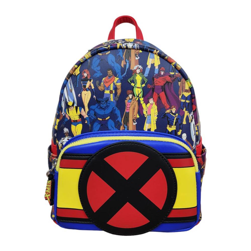 MARVEL‎ LOUNGEFLY Mini Backpack Comic Print Red Trim Like New Loungefly Marvel Comic Mini Backpack | Hot Topic main image 4