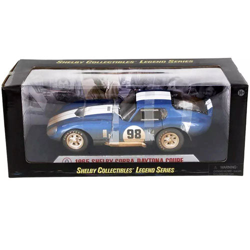Dirty Version Shelby Cobra Daytona 1:18 Model Car (Blu/Whte)