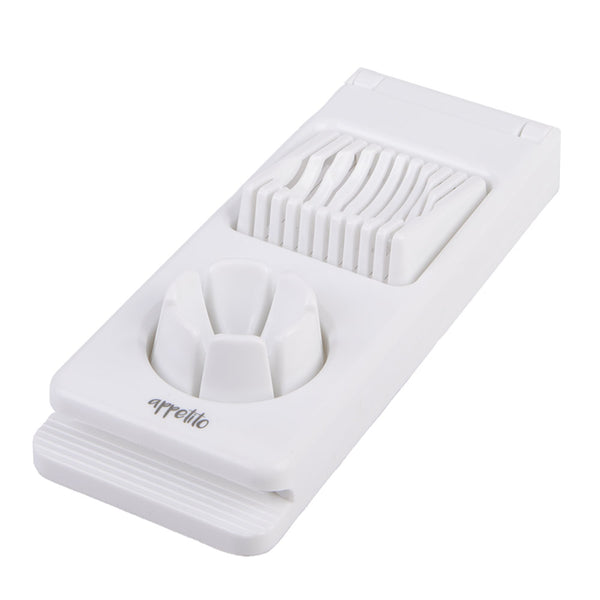 Appetito 2-in-1 Egg Cutter & Slicer (White)