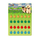 Percell Card Cat Round Bells 24pcs