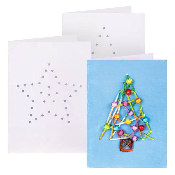 Stitch Tree and Star Cards 30pk