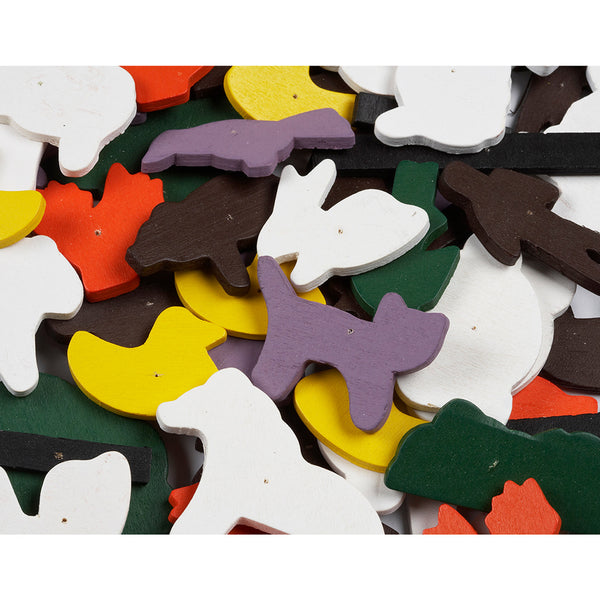 Hammer-It Farm Wooden Shapes Set 150pcs (300g)