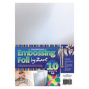 Aluminium Embossing Foil A4 10pk