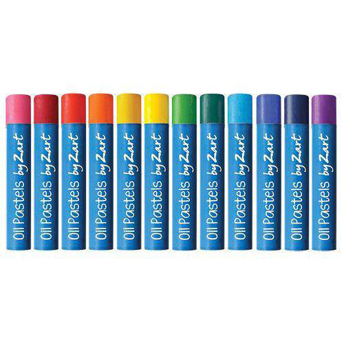 Basics Oil Pastels Cool and Warm Colours 48pcs