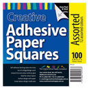 Adhesive Paper Squares 100pk