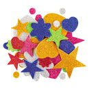EVA Foam Glitter Shapes 100pcs