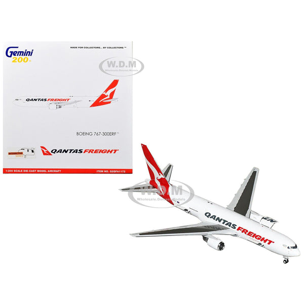 Qantas Freight B767-300F VH-EFR 1/200 Scale Aircraft Model (Interactive Series)