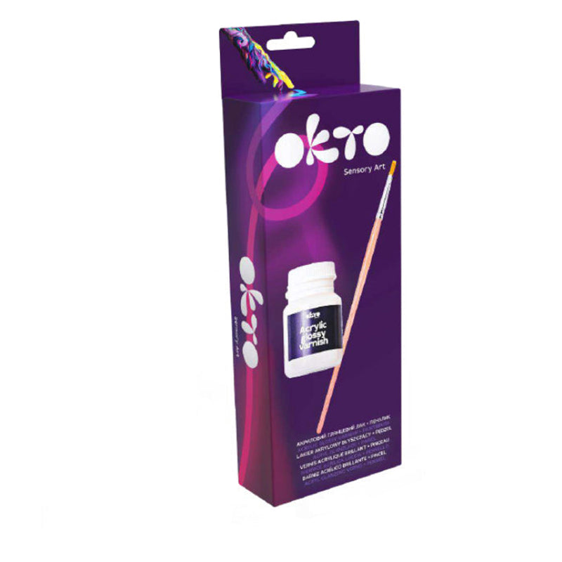 Acrylic 20mL Varnish with Paint Brush