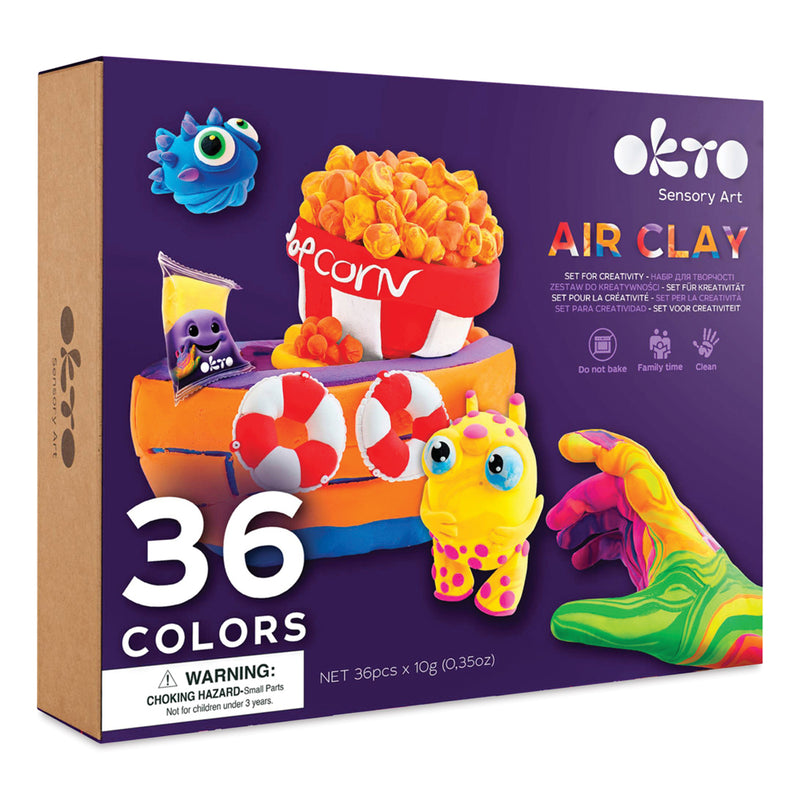 Sensory Art Colors Air Clay Creativity Set