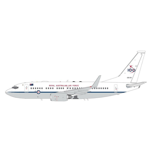 RAAF B737-700S A36-001 RAAF 100 Years 1/200 Scale Aircraft Model