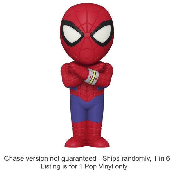 SpiderMan Japanese TV Series Vinyl Soda Chase Ships 1 in 6