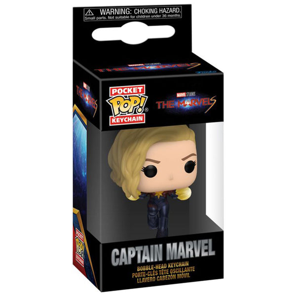 The Marvels 2023 Captain Marvel Pop! Keychain