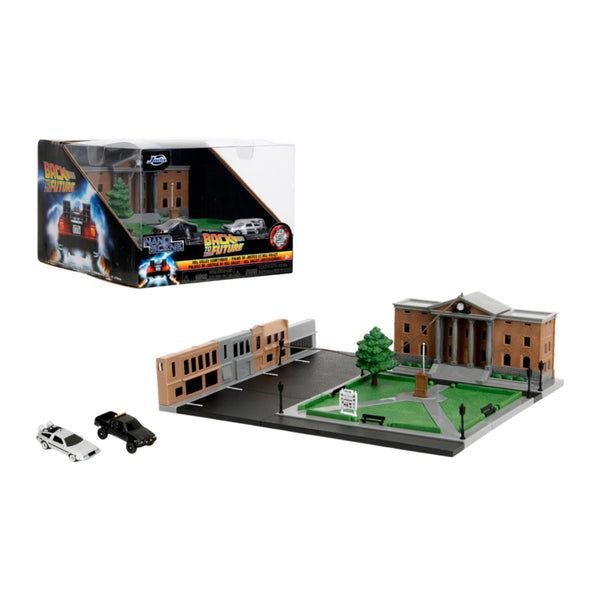 Back to the Future 1.65" Nano Scene Hill Valley Courthouse Set
