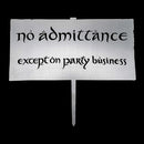 The Lord of the Rings No Admittance Metalbird Silhoette