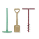 Dantoy Blue Marine Toys Sand Drill, Shovel & Rake Set