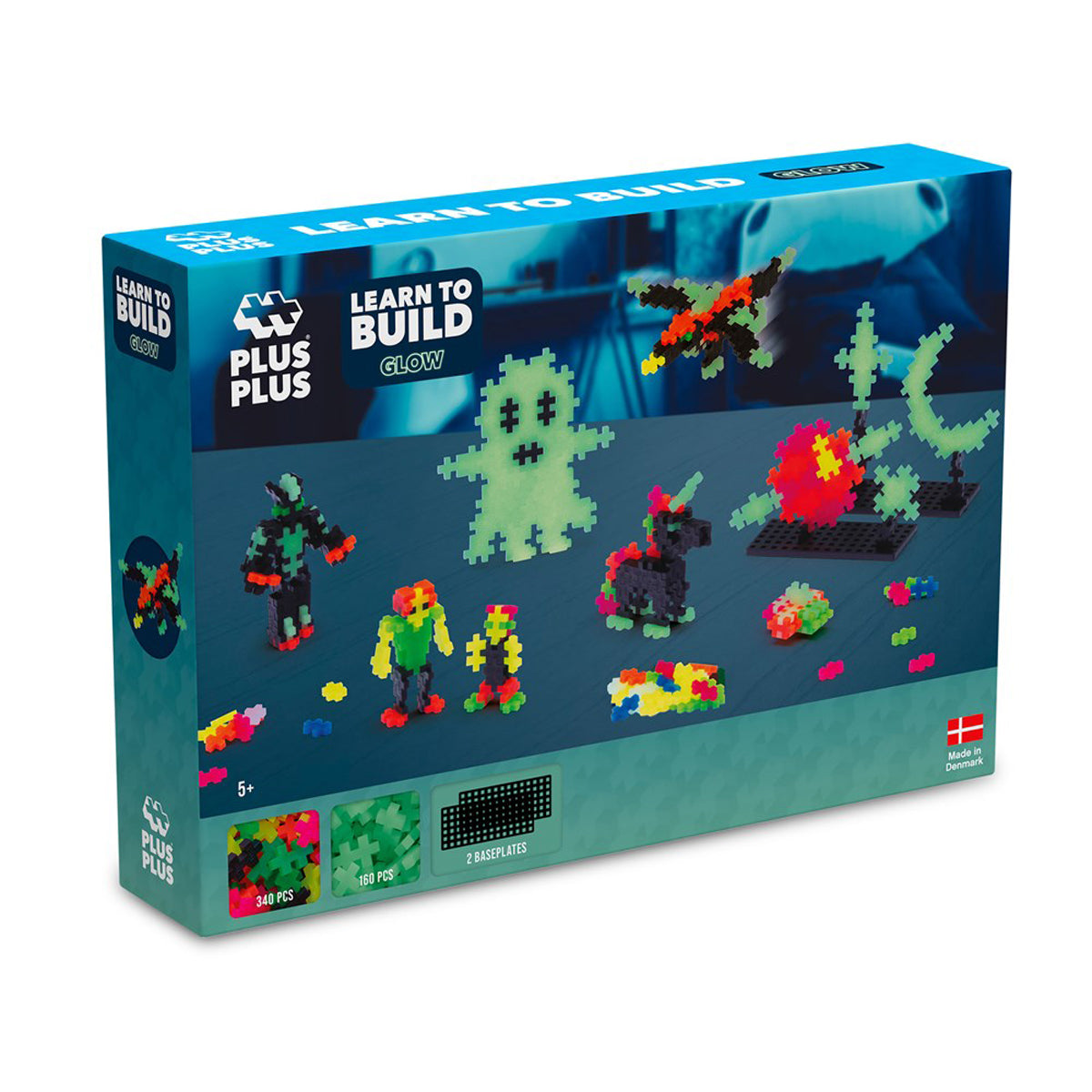 Plus-Plus Learn to Build Glow Building Blocks 500pcs - His Gifts