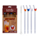 Eco to Go Glass Straw (Pack of 4)