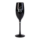Black Luxe Birthday Champagne Flute