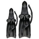 Barracuda Adult Mask, Snorkel & Fin Set (Black)