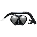 Eclipse Adult Silicone Mask & Snorkel Set (Black)