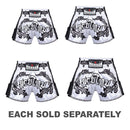 Morgan White Dragon Muay Thai Shorts