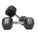 Morgan Rubber Hex Dumbbells (Pair)