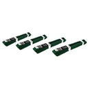 Yamasaki Coloured Martial Arts Belts w/ Black Stripe (Green)