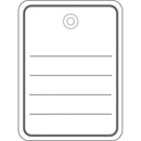 Herma Stringless Merch Tags with Eyelet 1000pc