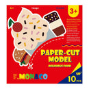 Flower Monaco Paper-Cut Model