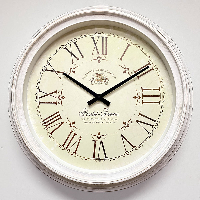 Large Elegant Home Style Wall Clock 24"