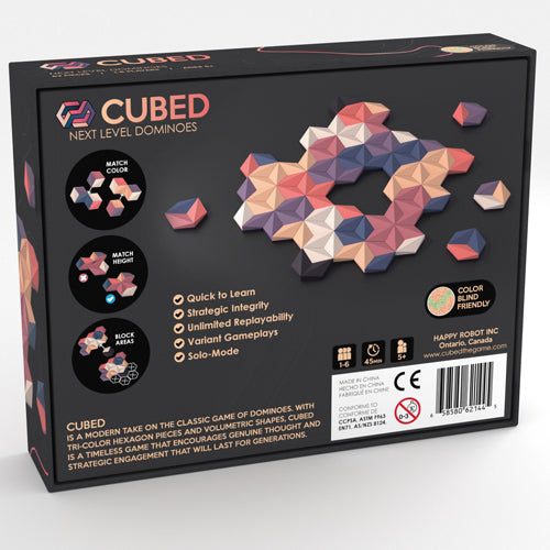 CUBED Next Level Dominoes Game