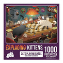 Exploding Kittens Puzzle Cats Playing Chess 1000pcs