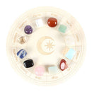 Astrology Wheel Crystal Wooden Grid Set