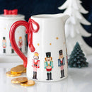 Nutcracker Ceramic Flower Jug with Bow