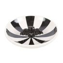 Striped Bat Ceramic Trinket Dish