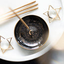 Astrology Wheel Ceramic Incense Dish