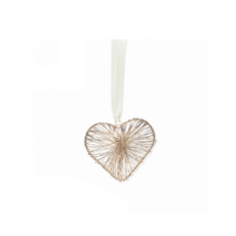 ME Intricate Wire Heart Wedding Charm