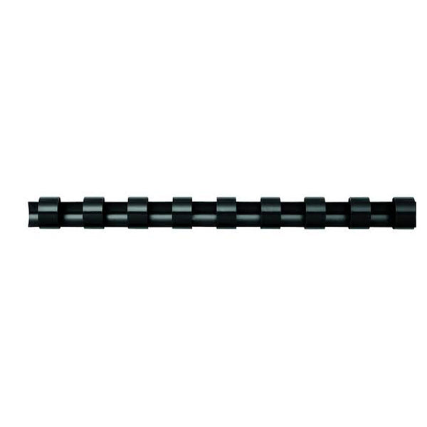 Fellowes 21 Ring Plastic Binding Combs 8mm 100pcs (Black)