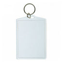 Kevron Large Clear Oblong Acrylic Key Tags (96x65mm)