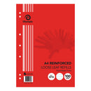 Olympic A4 Ruled Reinforced Loose Leaf Refills 7mm 100pcs