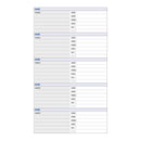 Debden A4 Telephone Address Dayplanner Refill