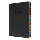 Collins Edge Rainbow A5 Week to View 2025 Diary
