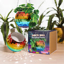 Bubblegum Stuff Rainbow Disco Ball Hanging Planter