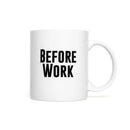 Thumbs Up! Before Work After Work Mug and Wine Glass Set