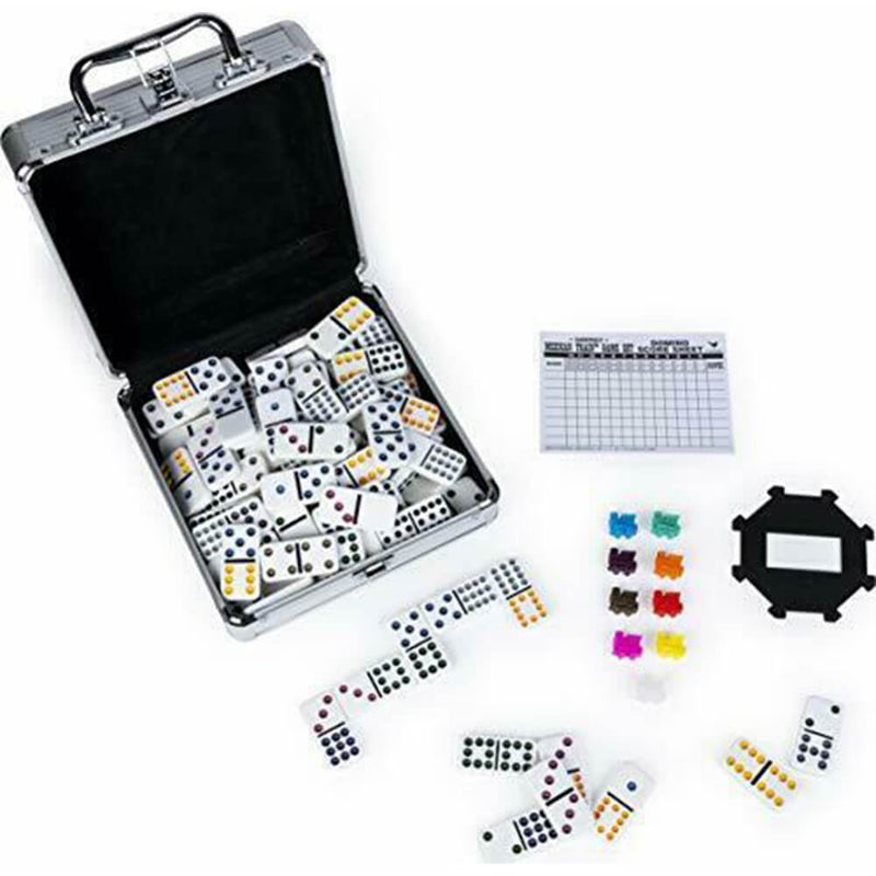 Classic Games Mexican Train Dominoes in Carry Case