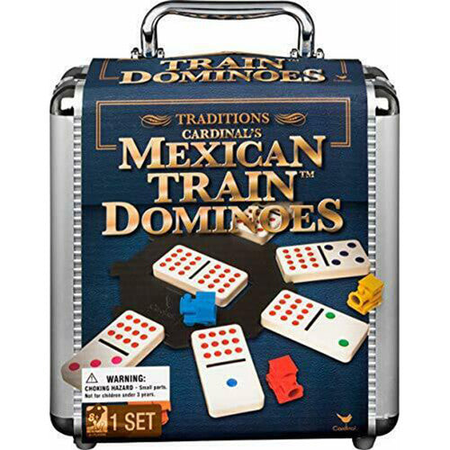 Classic Games Mexican Train Dominoes in Carry Case