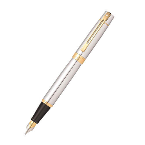 300 Chrome/Gold Trim Pen