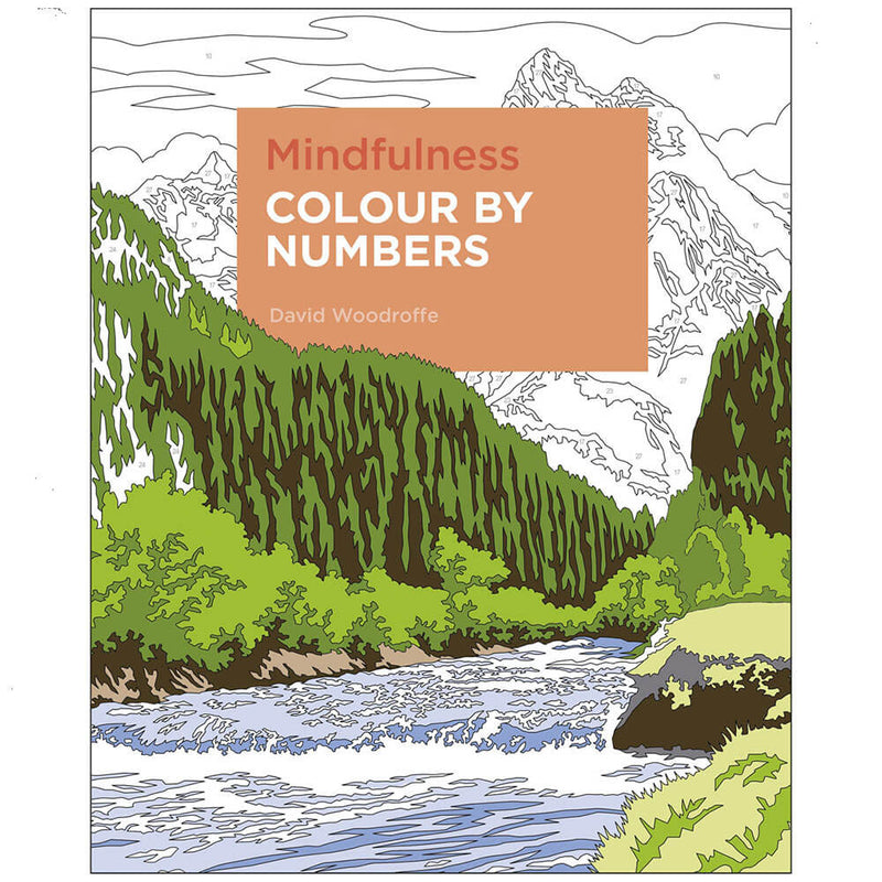 Mindfulness Colour by Numbers Book by David Woodroffe