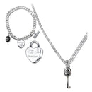Twilight Jewellery Heart & Key Necklace/Bracelet